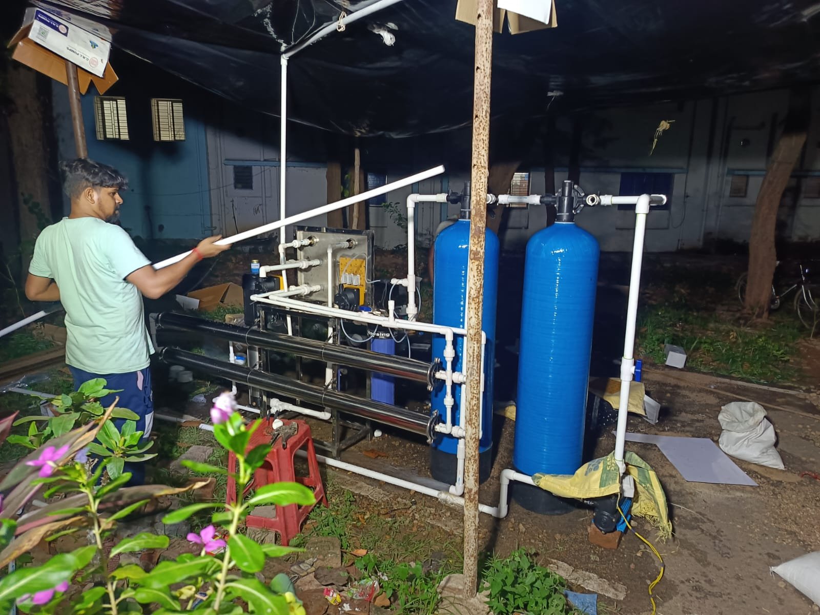 Our Technician at Work